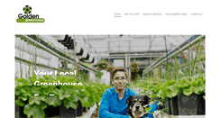 Desktop Screenshot of goldengreenhouses.com