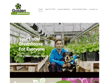 Tablet Screenshot of goldengreenhouses.com